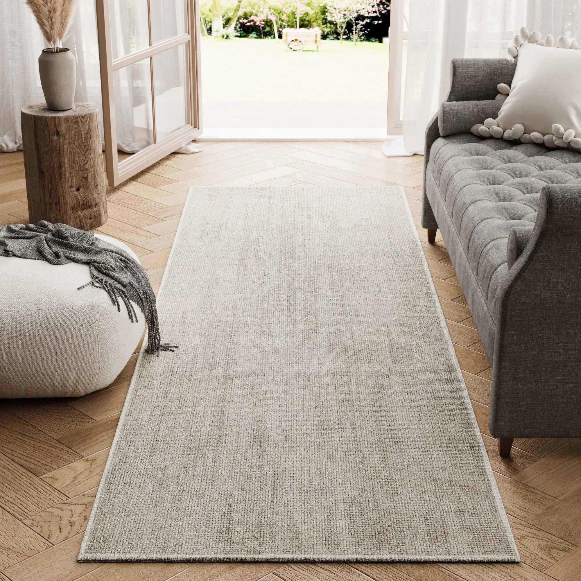 Modern 2x5 Washable Hallway Accent Rug