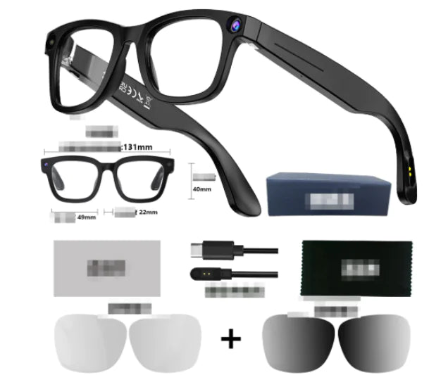 Smart Glasses w/ AI Camera Chip
