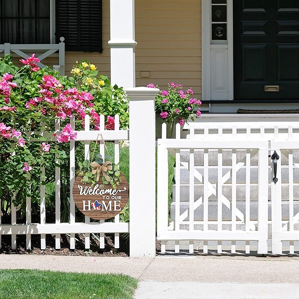 Wooden Welcome Wall Decor for Home and Door