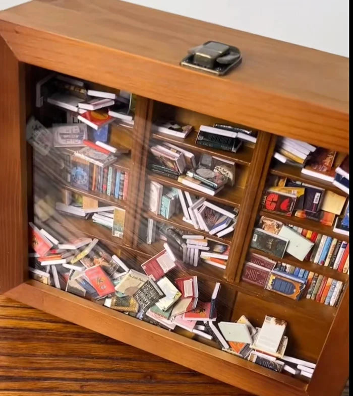Shakable Bookshelf for Anxiety Relief