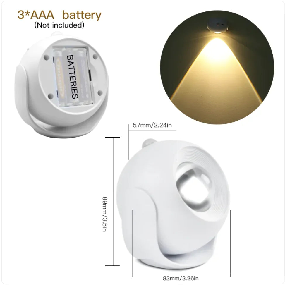 Adjustable Wireless Sunset Sensor Light