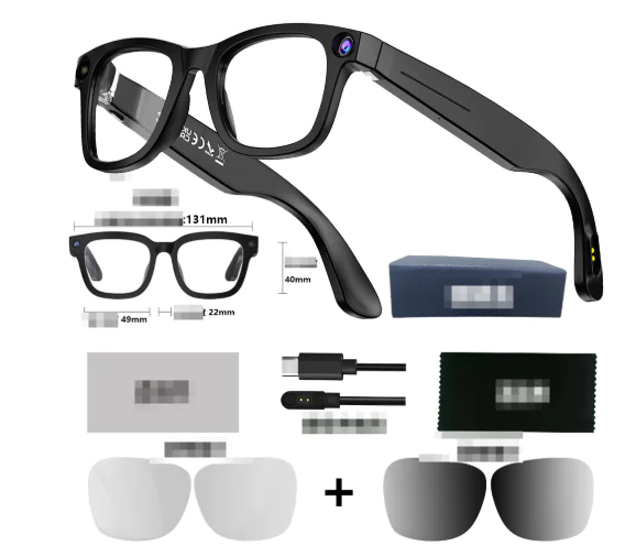 Smart Glasses w/ AI Camera Chip